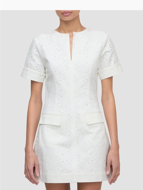 Hill House Dresses & Skirts - Hill house renata White Eyelet Shift Dress - Women's Casual Elegance xs